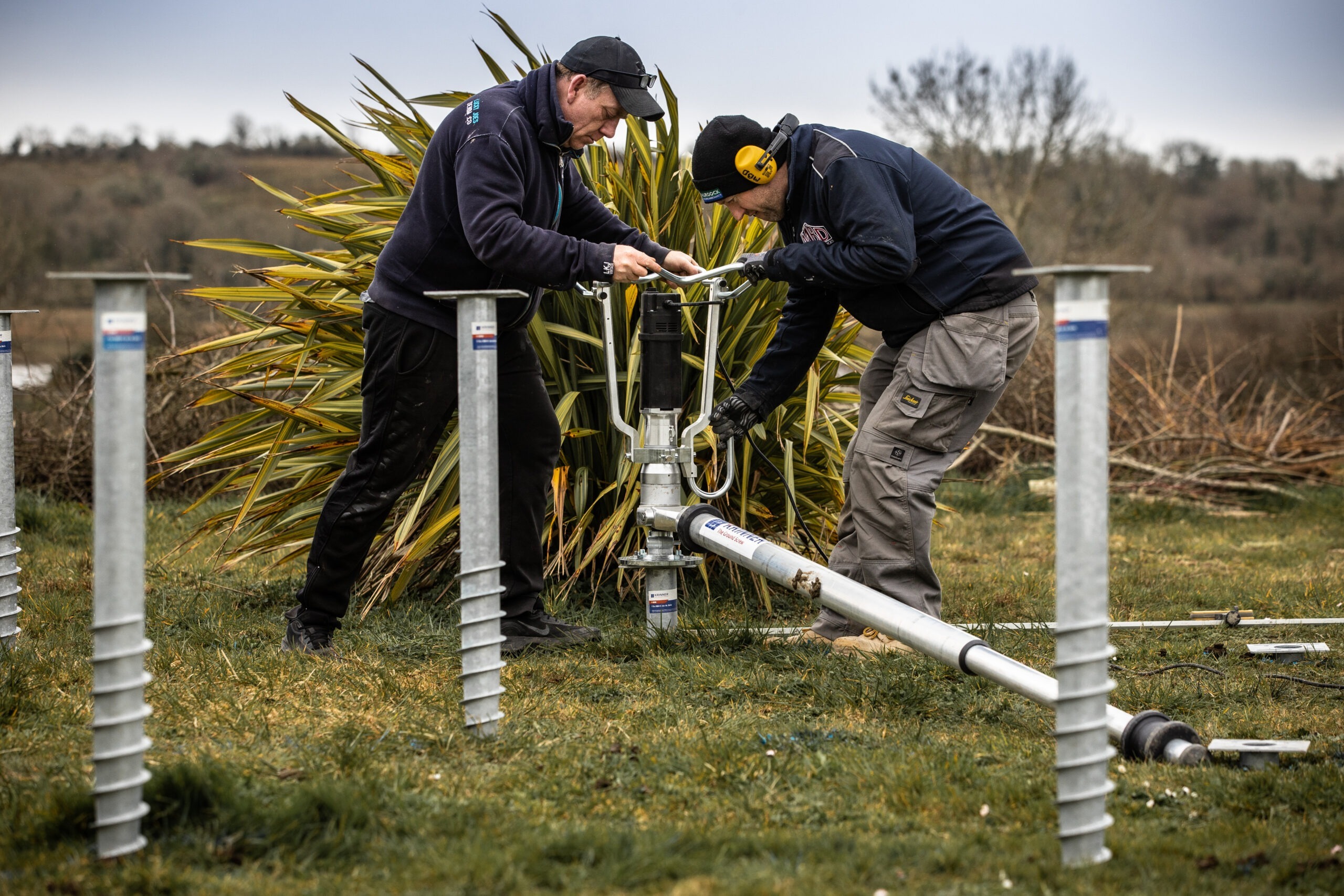 Ground Screws Installation