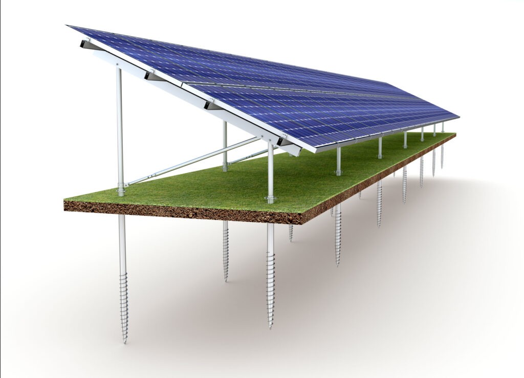 Ground Screw Solar Mounting System