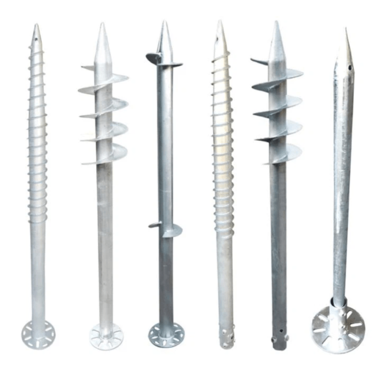 the image shows diverse ground Screws.