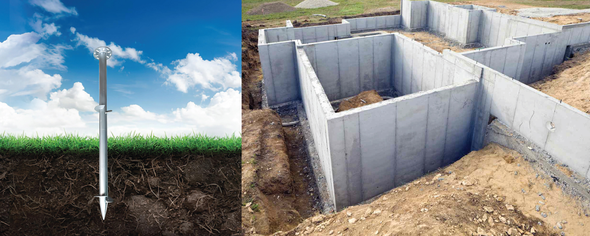 Screw Piles vs traditional foundations